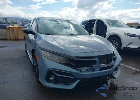 2020 Honda Civic Sport из США, поврежденный, VIN SHHFK7H46LU218114